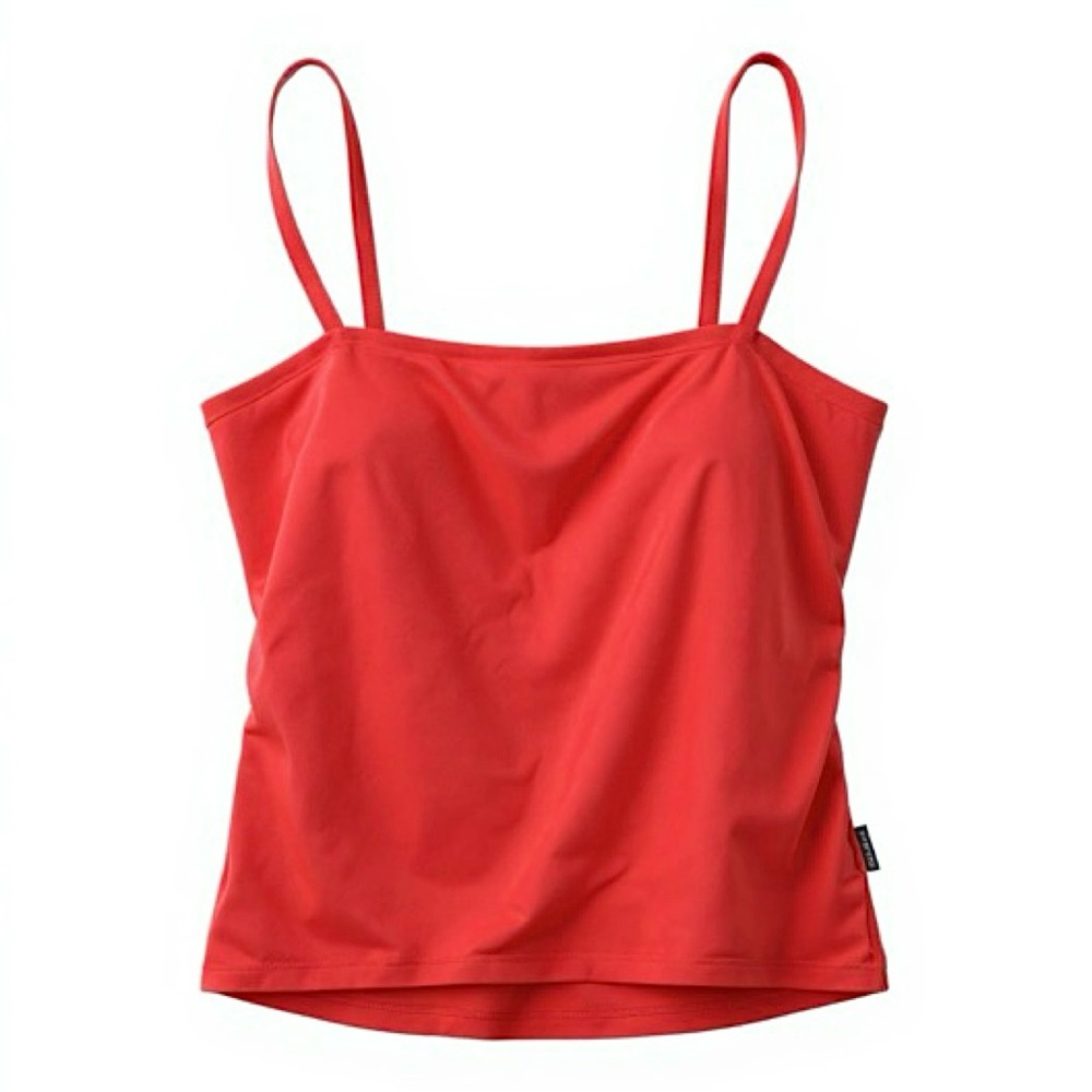 Gabriele Strehle Jeans red cami top
